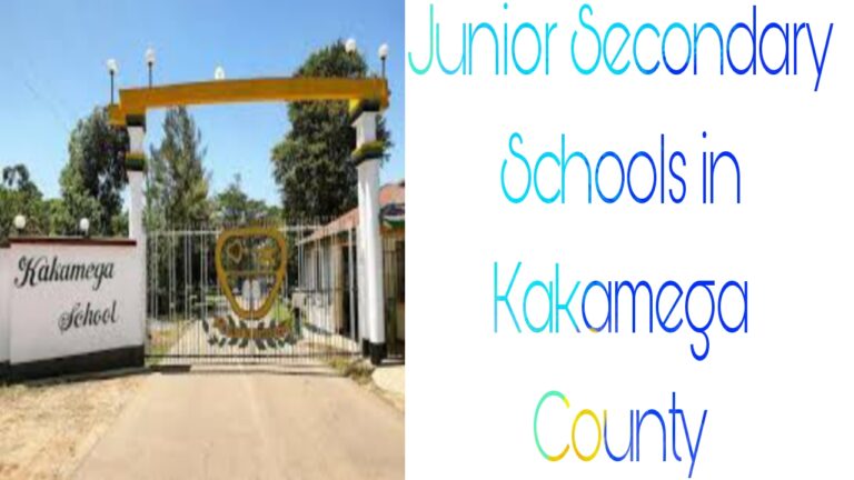 List of schools selected to host Junior High School in Kakamega County (Grade 7 School Choices) 2023/24